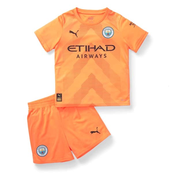 Camiseta Manchester City Portero Niños 2022/23 Rosa